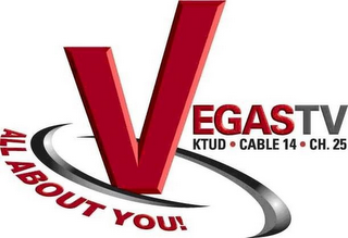 VEGAS TV KTUD CABLE 14 CH. 25 ALL ABOUT YOU! logo
