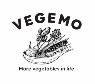 VEGEMO MORE VEGETABLES IN LIFE logo