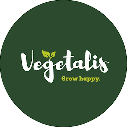 VEGETALIS GROW HAPPY. logo