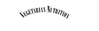 VEGETARIAN NUTRITION logo