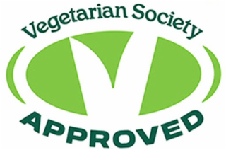 VEGETARIAN SOCIETY APPROVED logo