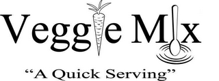 VEGGIE MIX "A QUICK SERVING" logo