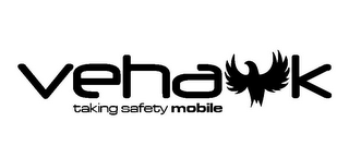VEHAWK TAKING SAFETY MOBILE logo
