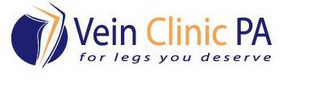 VEIN CLINIC PA FOR LEGS YOU DESERVE logo