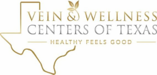VEIN & WELLNESS CENTERS OF TEXAS HEALTHY FEELS GOOD logo