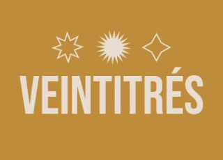 VEINTITRÉS logo