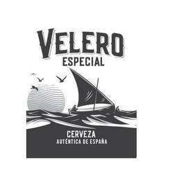 VELERO ESPECIAL CERVEZA AUTÉNTICA DE ESPAÑA logo