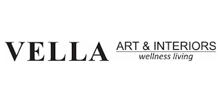 VELLA ART & INTERIORS WELLNESS LIVING logo