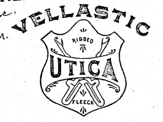 VELLASTIC UTICA RIBBED FLEECE logo