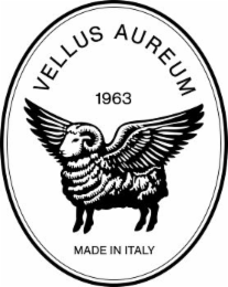 VELLUS AUREUM 1963 MADE IN ITALY logo