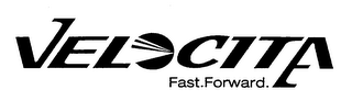 VELOCITA FAST. FORWARD. logo