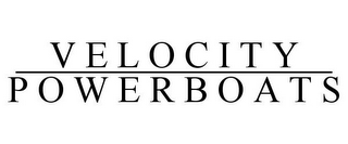VELOCITY POWERBOATS logo