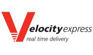 VELOCITYEXPRESS REAL TIME DELIVERY logo
