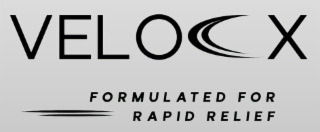 VELOCX FORMULATED FOR RAPID RELIEF logo