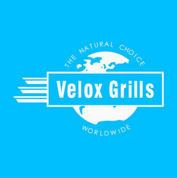 VELOX GRILLS THE NATURAL CHOICE WORLDWIDE logo