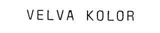VELVA KOLOR logo
