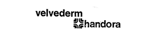 VELVEDERM HANDORA logo