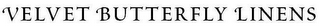 VELVET BUTTERFLY LINENS logo