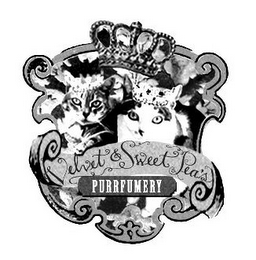 VELVET & SWEET PEA'S PURRFUMERY logo