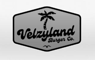 VELZYLAND BURGER CO. logo
