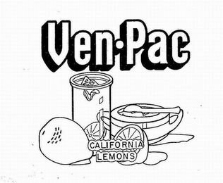 VEN-PAC CALIFORNIA LEMONS logo