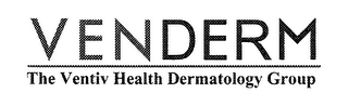 VENDERM THE VENTIV HEALTH DERMATOLOGY GROUP logo