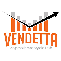 VENDETTA VENGEANCE IS MINE SAYS THE LORD! logo