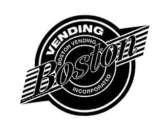 VENDING BOSTON BOSTON VENDING INCORPORATED logo