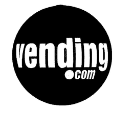 VENDING.COM AND DESIGN logo