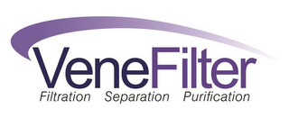 VENEFILTER FILTRATION SEPARATION PURIFICATION logo
