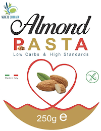 VENETO COMPANY ALMOND PASTA LOW CARBS & HIGH STANDARDS MADE IN ITALY 250G E logo