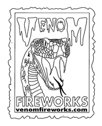 VENOM FIREWORKS VENOMFIREWORKS.COM logo