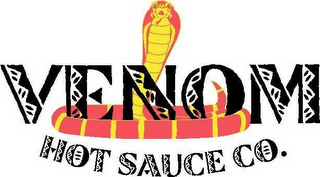 VENOM HOT SAUCE CO. logo