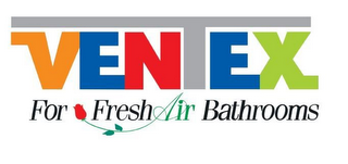 VENTEX FOR FRESH AIR BATHROOMS logo
