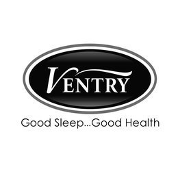 VENTRY GOOD SLEEP...GOOD HEALTH logo