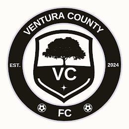 VENTURA COUNTY VC FC EST. 2024 logo
