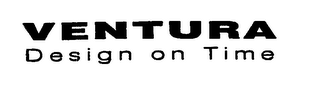 VENTURA DESIGN ON TIME logo
