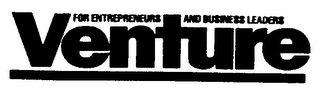 VENTURE FOR ENTREPRENEURS AND BUSINESS LEADERS logo
