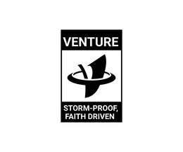 VENTURE STORM-PROOF, FAITH DRIVEN logo