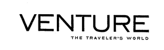 VENTURE THE TRAVELER'S WORLD logo