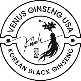 VENUS GINSENG USA, BLACK KOREAN GINSENG, KHOA LE logo