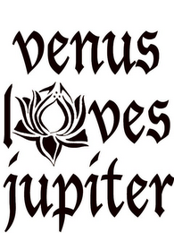VENUS LOVES JUPITER logo