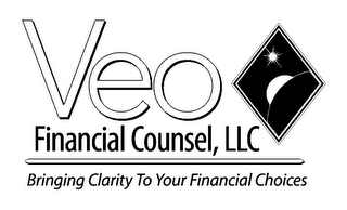 VEO FINANCIAL COUNSEL, LLC BRINGING CLARITY TO YOUR FINANCIAL CHOICES logo