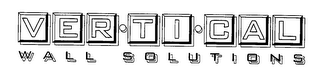 VER-TI-CAL WALL SOLUTIONS logo