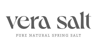 VERA SALT PURE NATURAL SPRING SALT logo