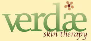 VERDAE SKIN THERAPY logo