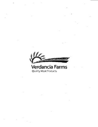 VERDANCIA FARMS QUALITY MEAT PRODUCTS logo