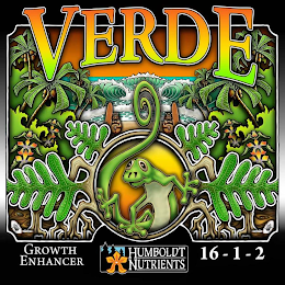 VERDE GROWTH ENHANCER HUMBOLDT NUTRIENTS 16-1-2 logo