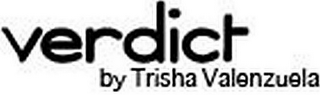 VERDICT BY TRISHA VALENZUELA logo
