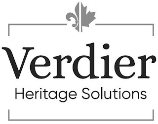 VERDIER HERITAGE SOLUTIONS logo